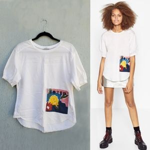 Zara bored tee